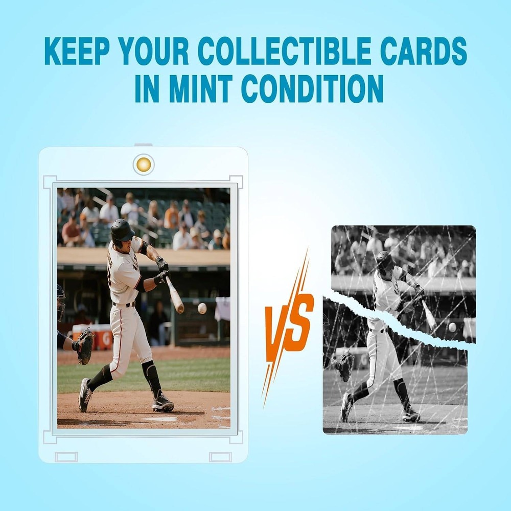 30 Pack Sleeved Card Magnetic Holder‎ with 30 Sleeves